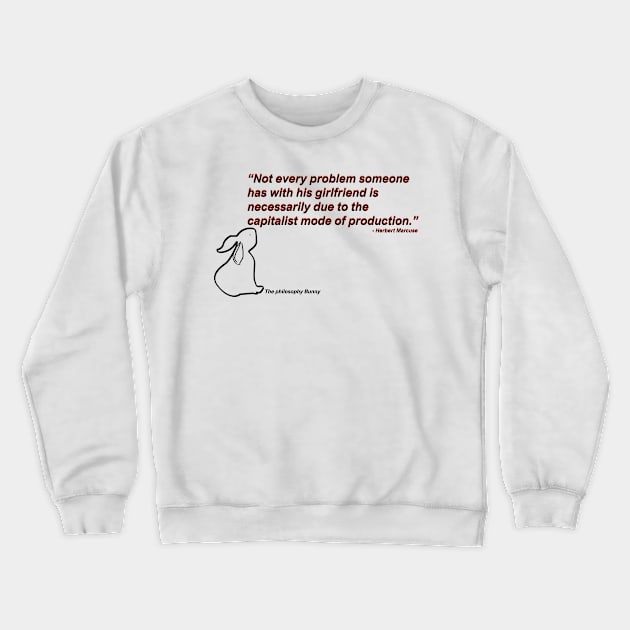 Philosophy Bunny Crewneck Sweatshirt by emma17